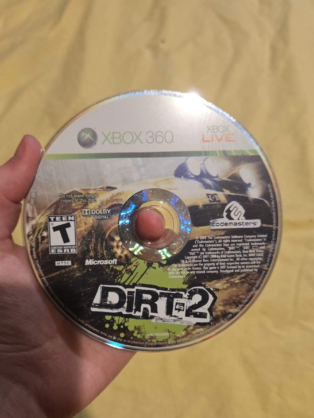 Xbox 360 Dirt 2 Game